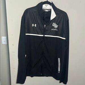 Under Armour university of South Florida Black full zip up Jacket